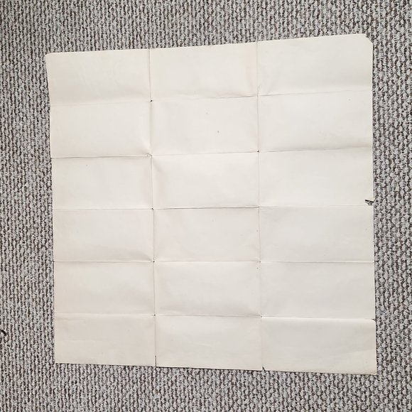 VINTAGE Rummy Royal Game Sheet Large 30"x30" Mat Box Whitman 1937 Wisconsin USA - Picture 10 of 10